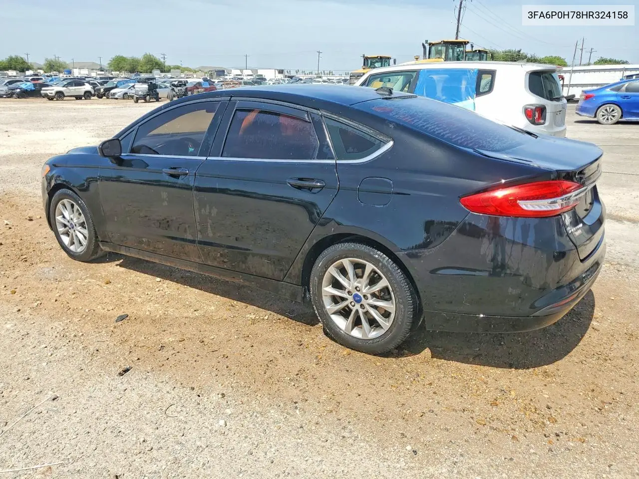 2017 Ford Fusion Se VIN: 3FA6P0H78HR324158 Lot: 61737466