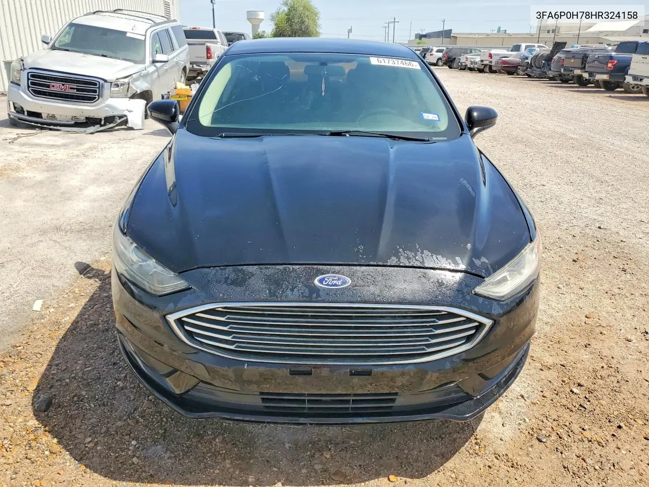 2017 Ford Fusion Se VIN: 3FA6P0H78HR324158 Lot: 61737466