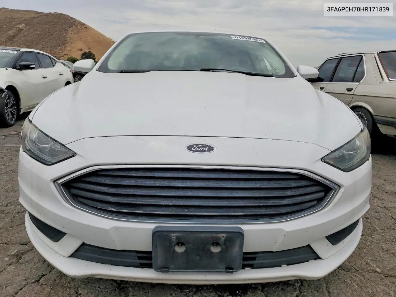 2017 Ford Fusion Se VIN: 3FA6P0H70HR171839 Lot: 61808966