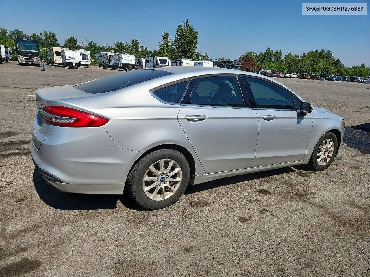2017 Ford Fusion S VIN: 3FA6P0G78HR276839 Lot: 61818376