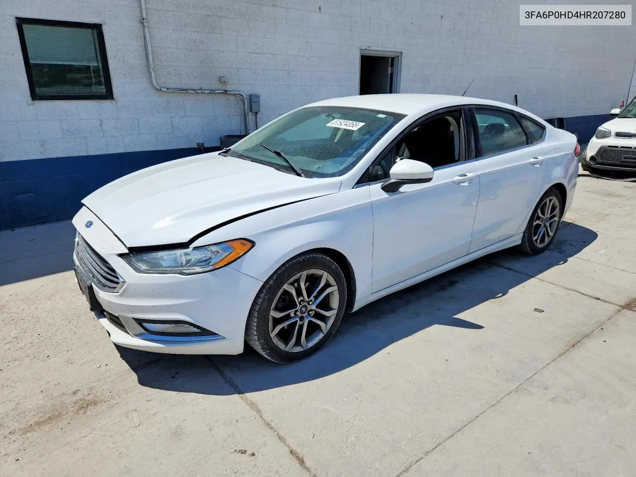 2017 Ford Fusion Se VIN: 3FA6P0HD4HR207280 Lot: 61924066