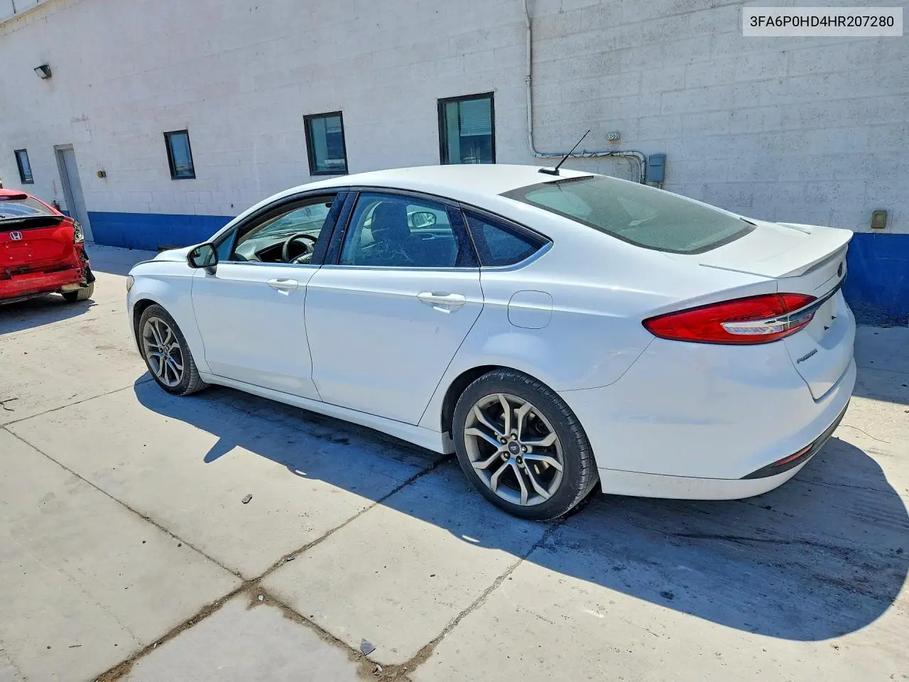 2017 Ford Fusion Se VIN: 3FA6P0HD4HR207280 Lot: 61924066
