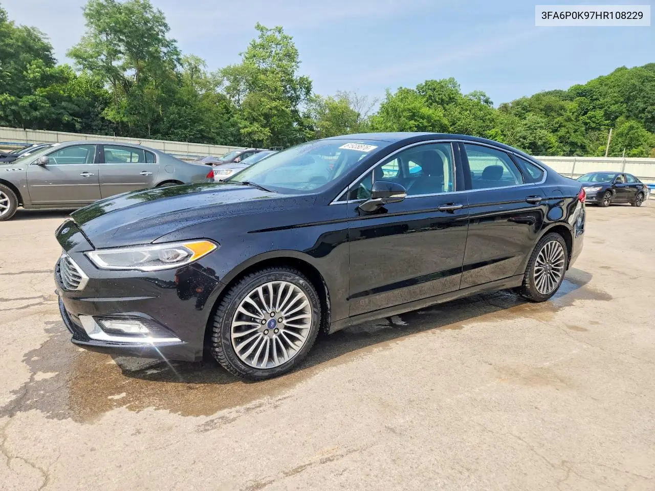 2017 Ford Fusion Titanium VIN: 3FA6P0K97HR108229 Lot: 61928876