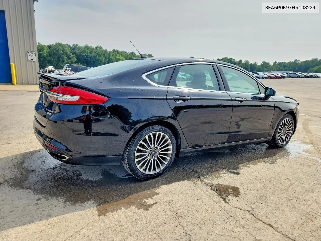 2017 Ford Fusion Titanium VIN: 3FA6P0K97HR108229 Lot: 61928876