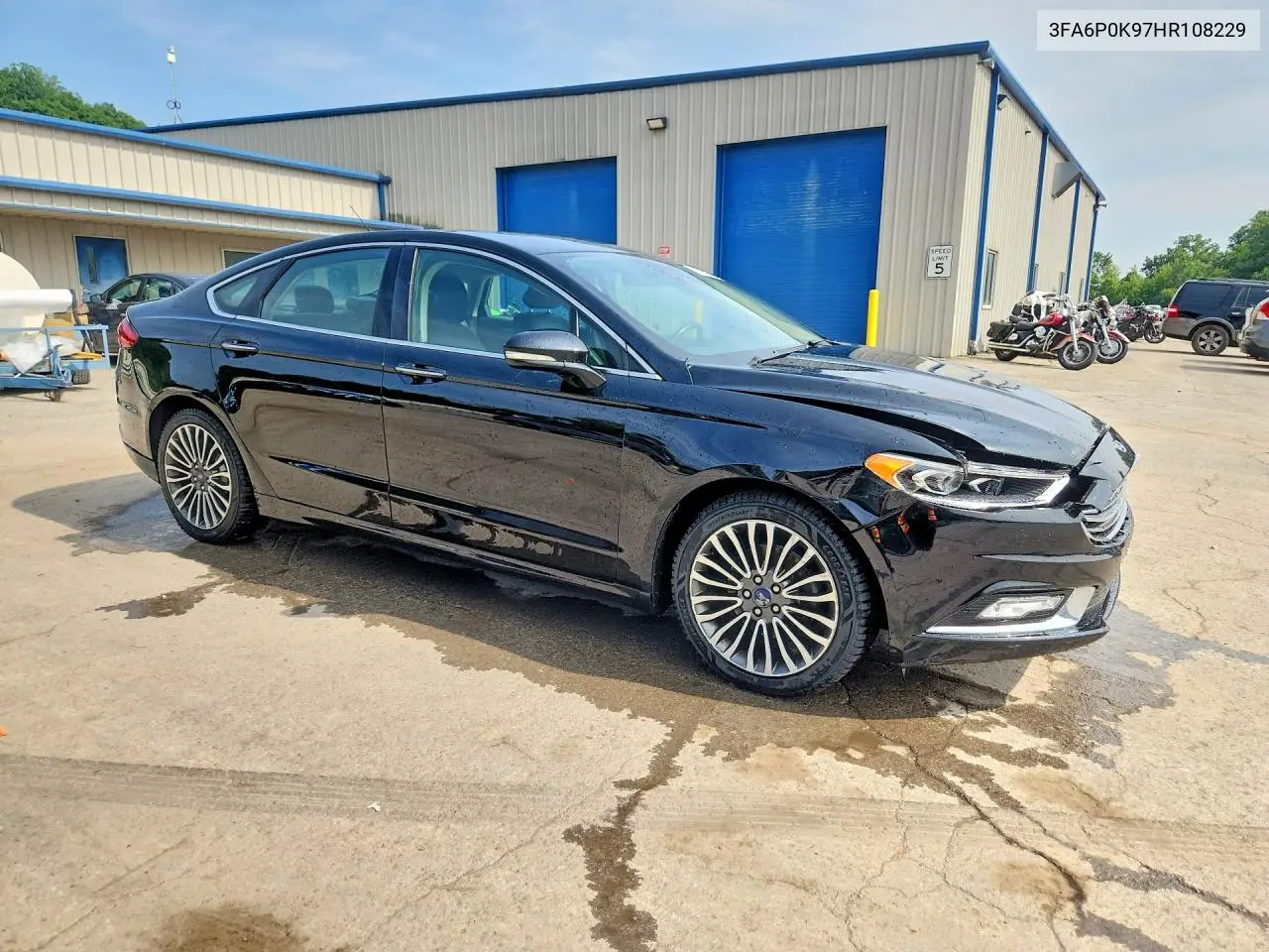2017 Ford Fusion Titanium VIN: 3FA6P0K97HR108229 Lot: 61928876