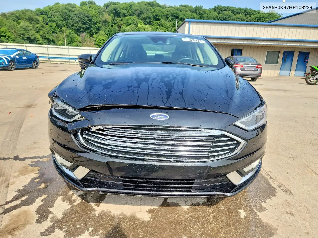 2017 Ford Fusion Titanium VIN: 3FA6P0K97HR108229 Lot: 61928876