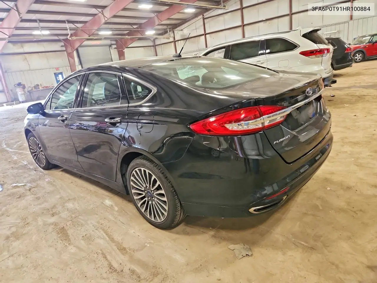 2017 Ford Fusion Se VIN: 3FA6P0T91HR100884 Lot: 61933696