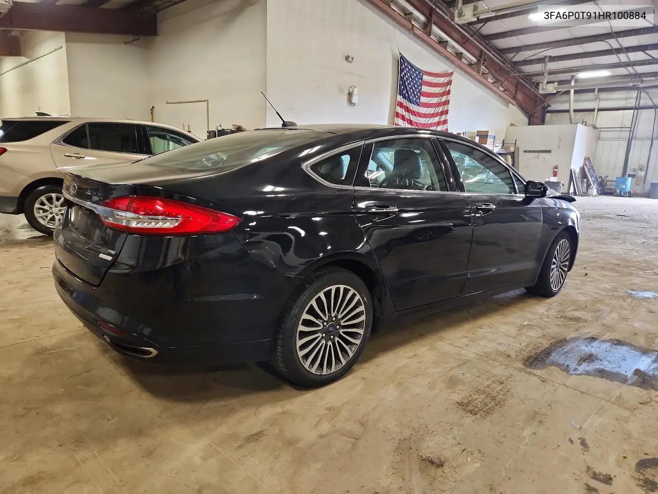 2017 Ford Fusion Se VIN: 3FA6P0T91HR100884 Lot: 61933696