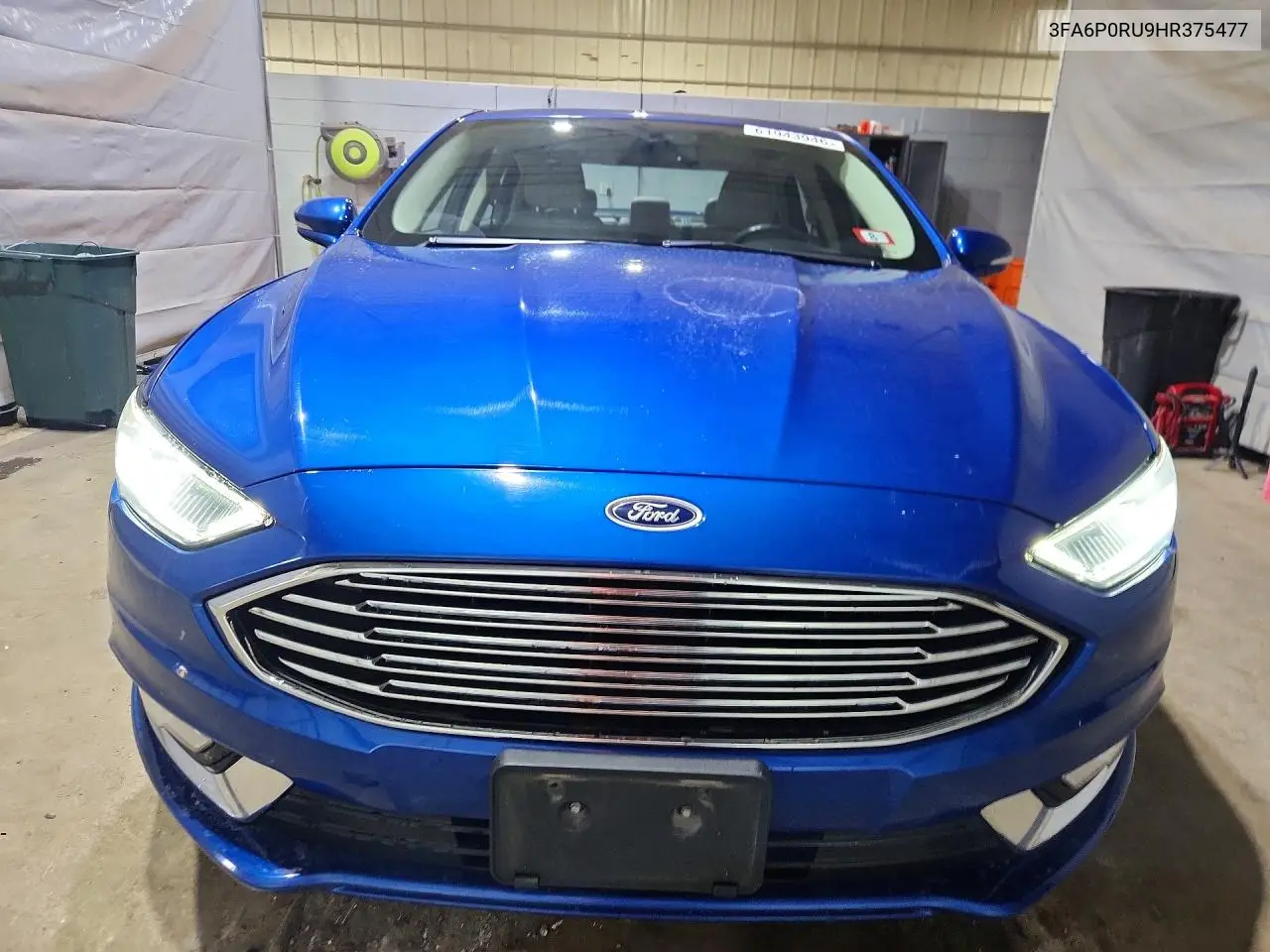 2017 Ford Fusion Titanium Hev VIN: 3FA6P0RU9HR375477 Lot: 61943946