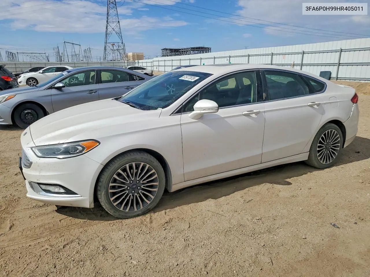 2017 Ford Fusion Se VIN: 3FA6P0H99HR405011 Lot: 61977876