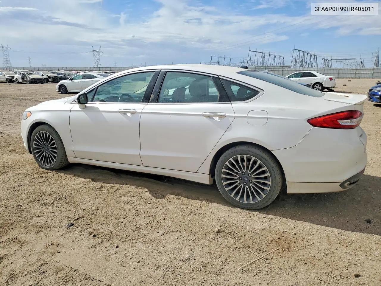 2017 Ford Fusion Se VIN: 3FA6P0H99HR405011 Lot: 61977876