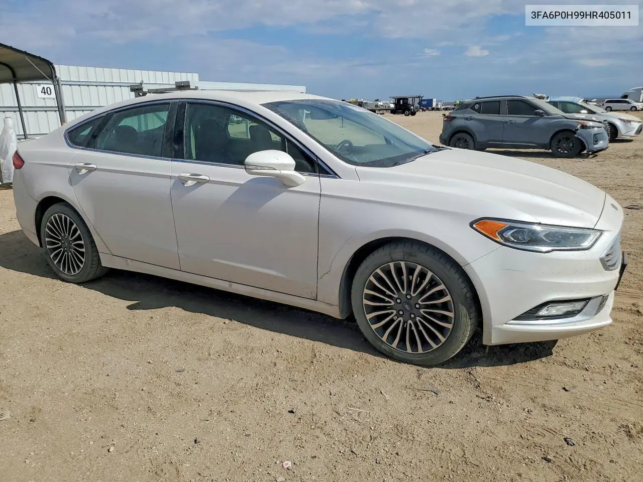 2017 Ford Fusion Se VIN: 3FA6P0H99HR405011 Lot: 61977876