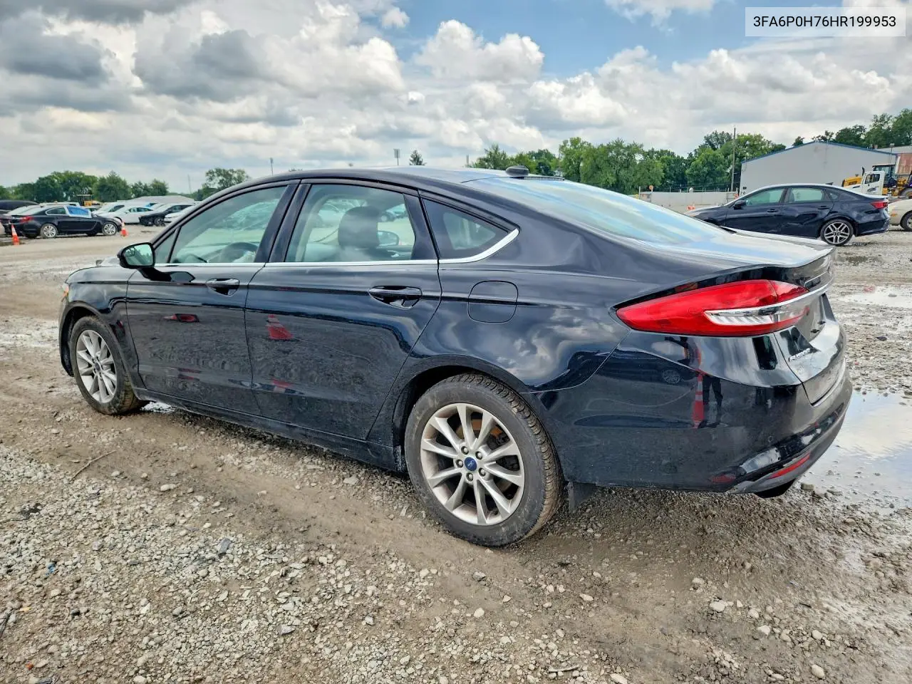 2017 Ford Fusion Se VIN: 3FA6P0H76HR199953 Lot: 61997186