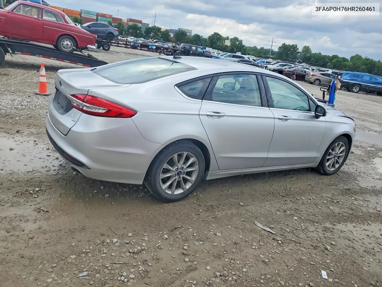 2017 Ford Fusion Se VIN: 3FA6P0H76HR260461 Lot: 62069516