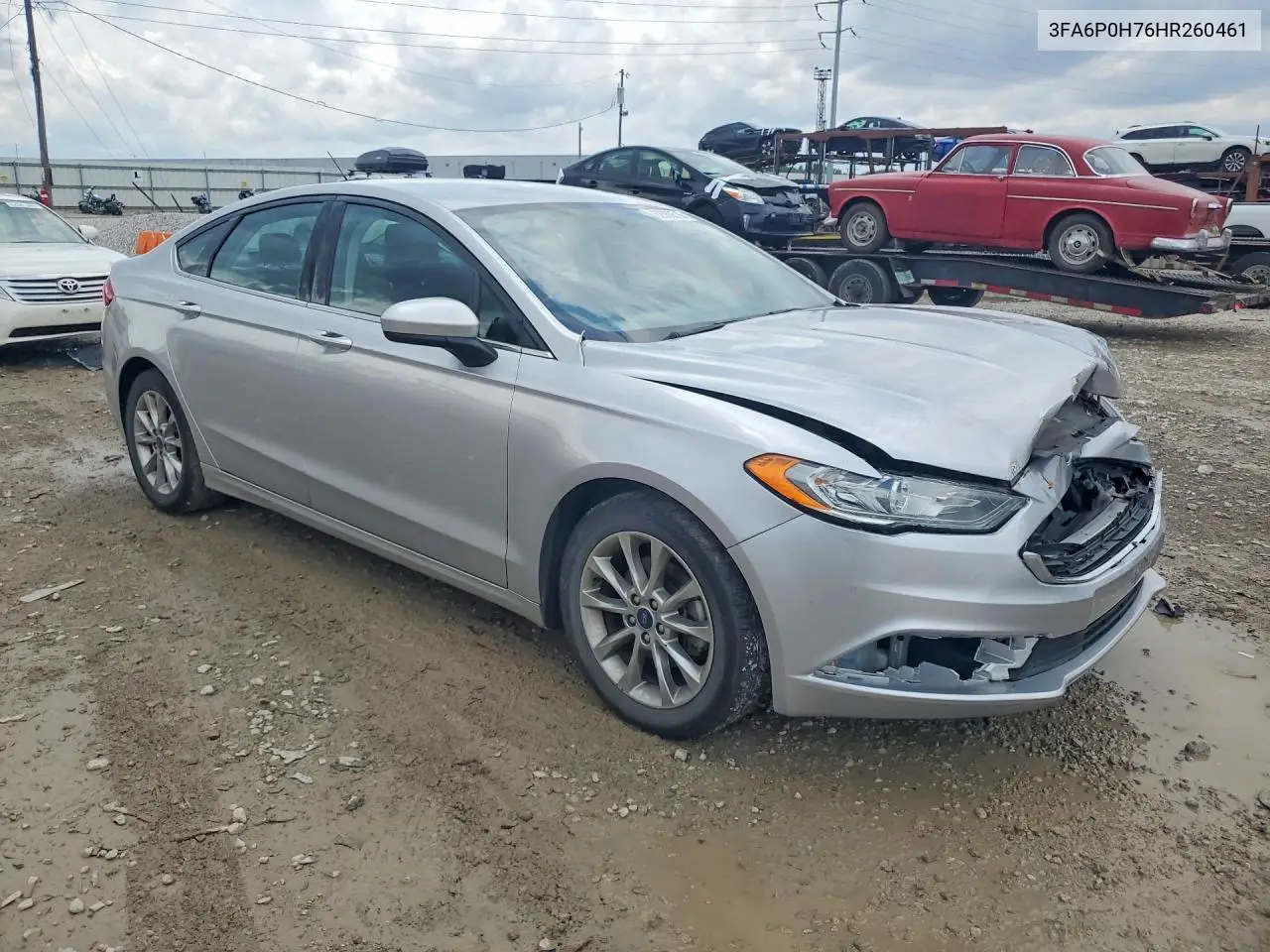 2017 Ford Fusion Se VIN: 3FA6P0H76HR260461 Lot: 62069516