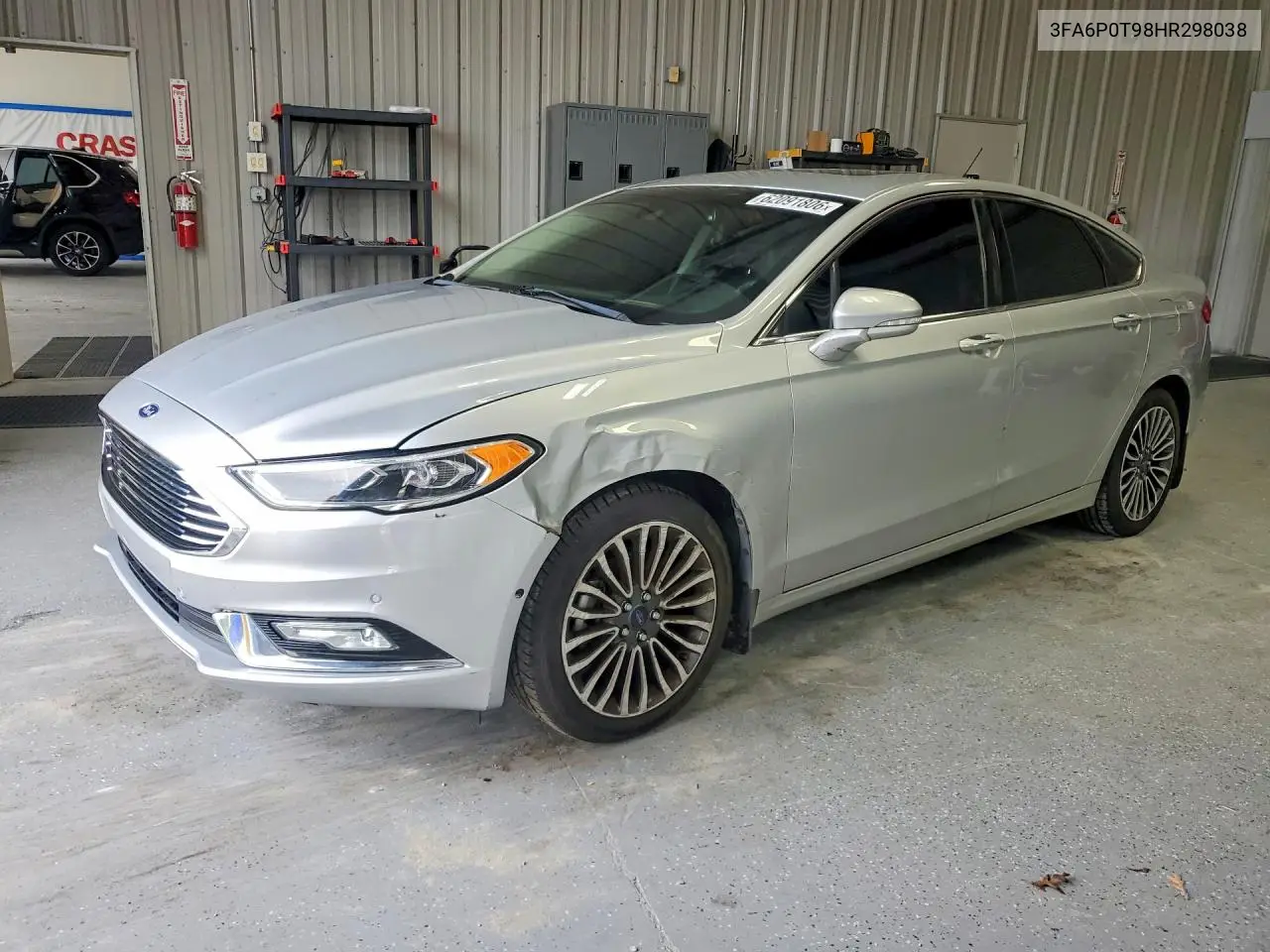 2017 Ford Fusion Se VIN: 3FA6P0T98HR298038 Lot: 62091806