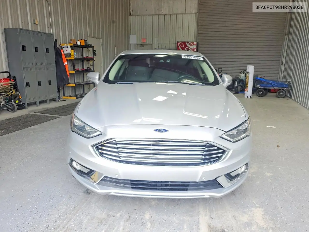 2017 Ford Fusion Se VIN: 3FA6P0T98HR298038 Lot: 62091806