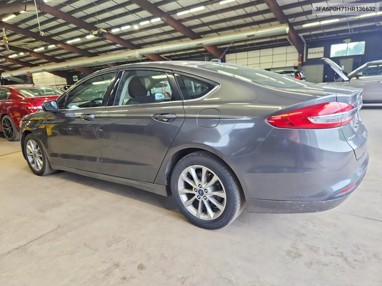 2017 Ford Fusion Se VIN: 3FA6P0H71HR136632 Lot: 62285186