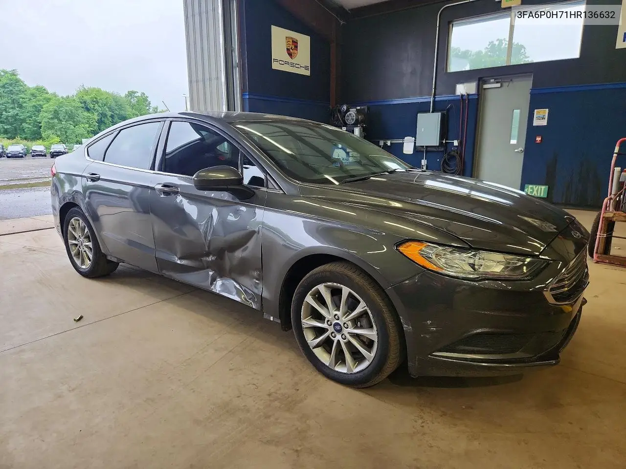 2017 Ford Fusion Se VIN: 3FA6P0H71HR136632 Lot: 62285186