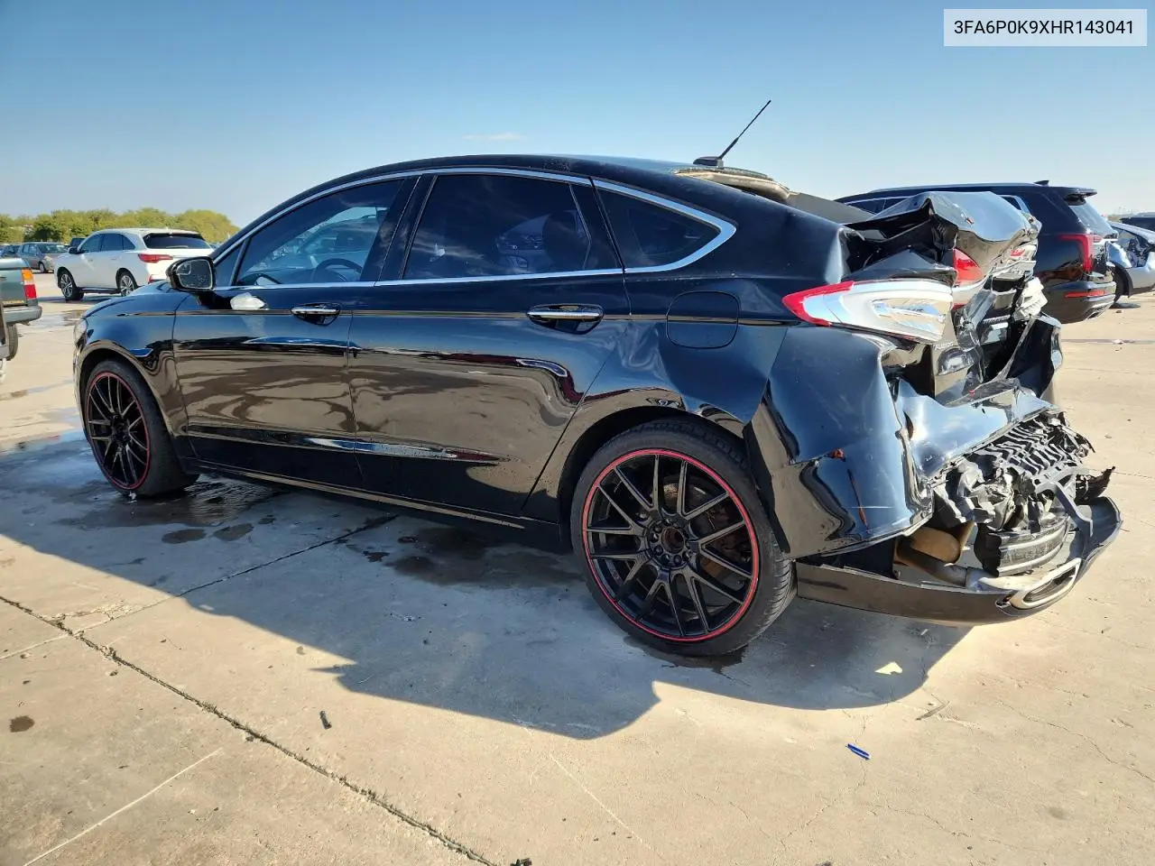 3FA6P0K9XHR143041 2017 Ford Fusion Titanium