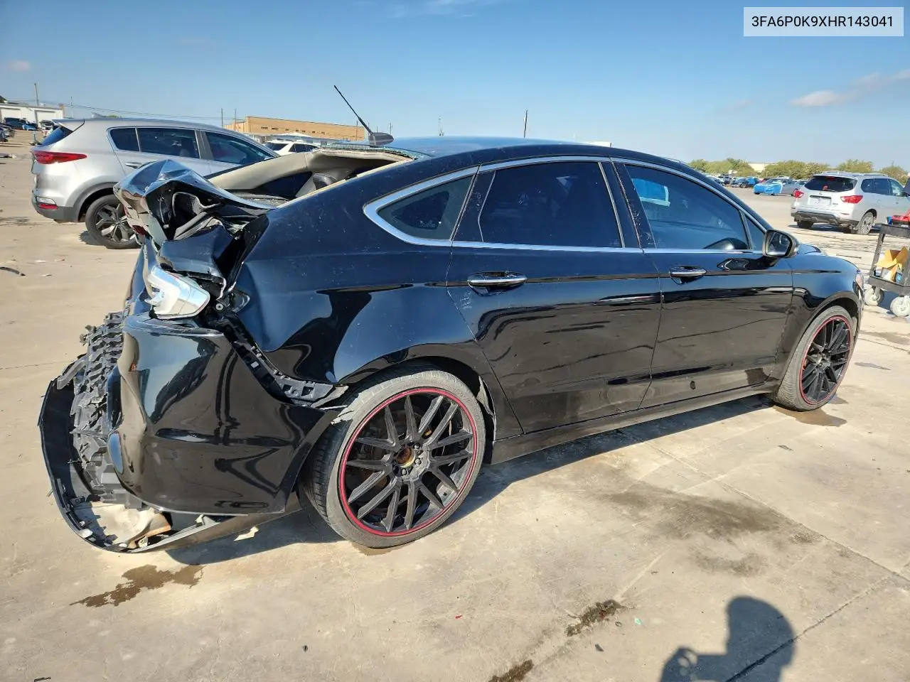 3FA6P0K9XHR143041 2017 Ford Fusion Titanium
