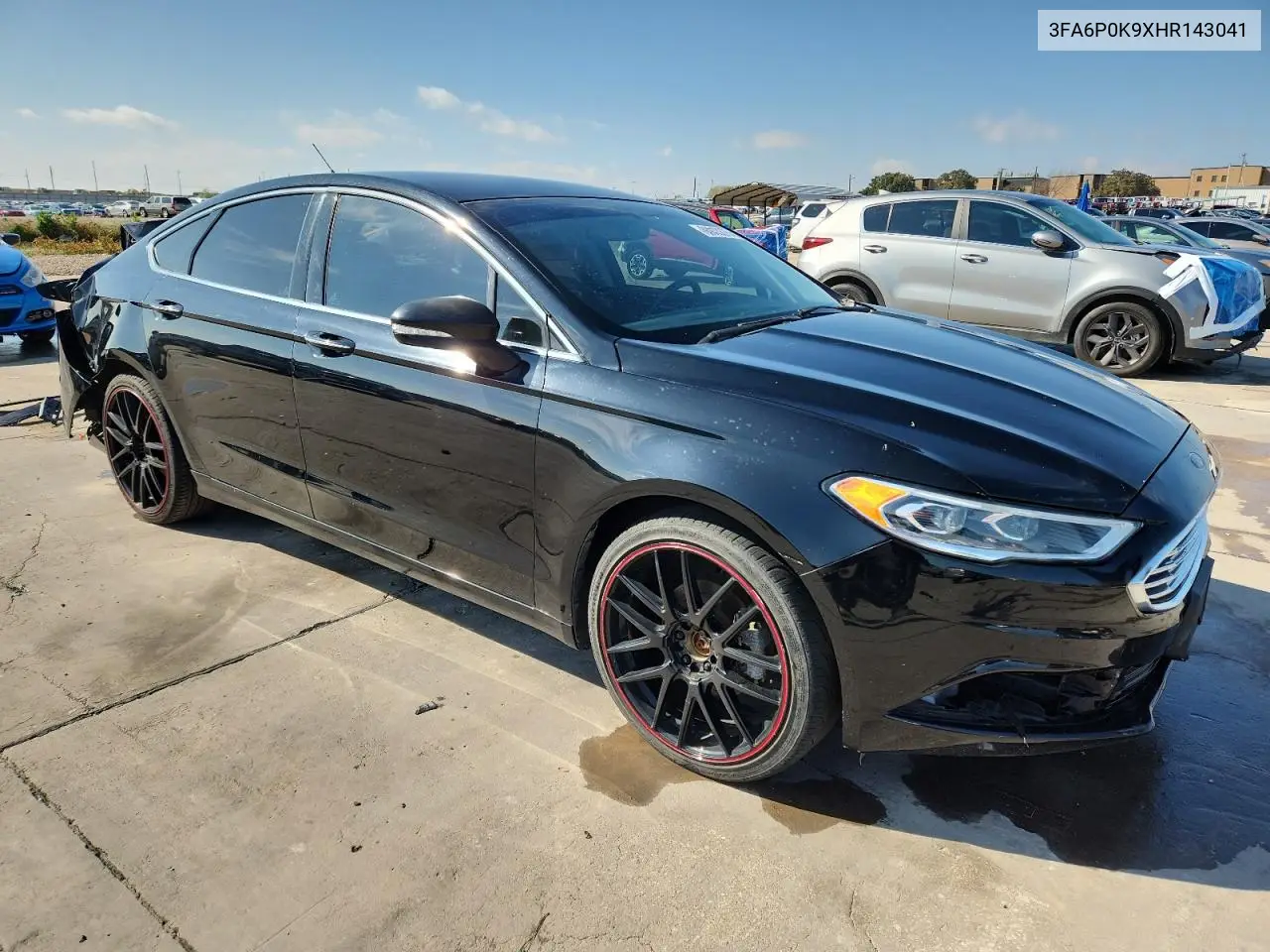 3FA6P0K9XHR143041 2017 Ford Fusion Titanium