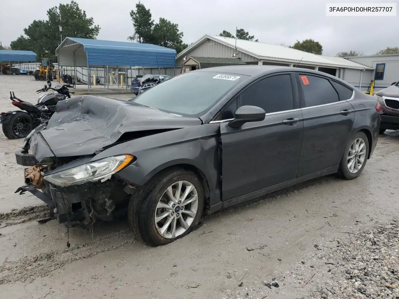3FA6P0HD0HR257707 2017 Ford Fusion Se