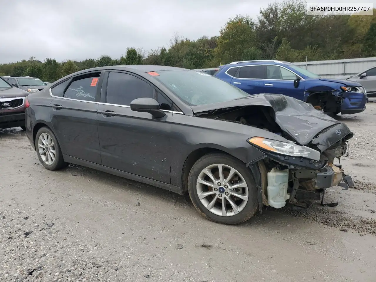 3FA6P0HD0HR257707 2017 Ford Fusion Se
