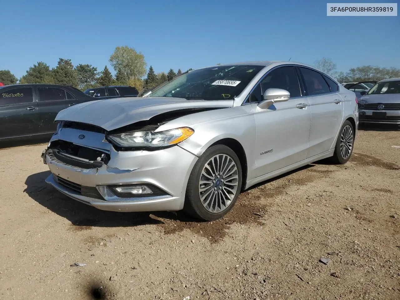 3FA6P0RU8HR359819 2017 Ford Fusion Titanium Hev