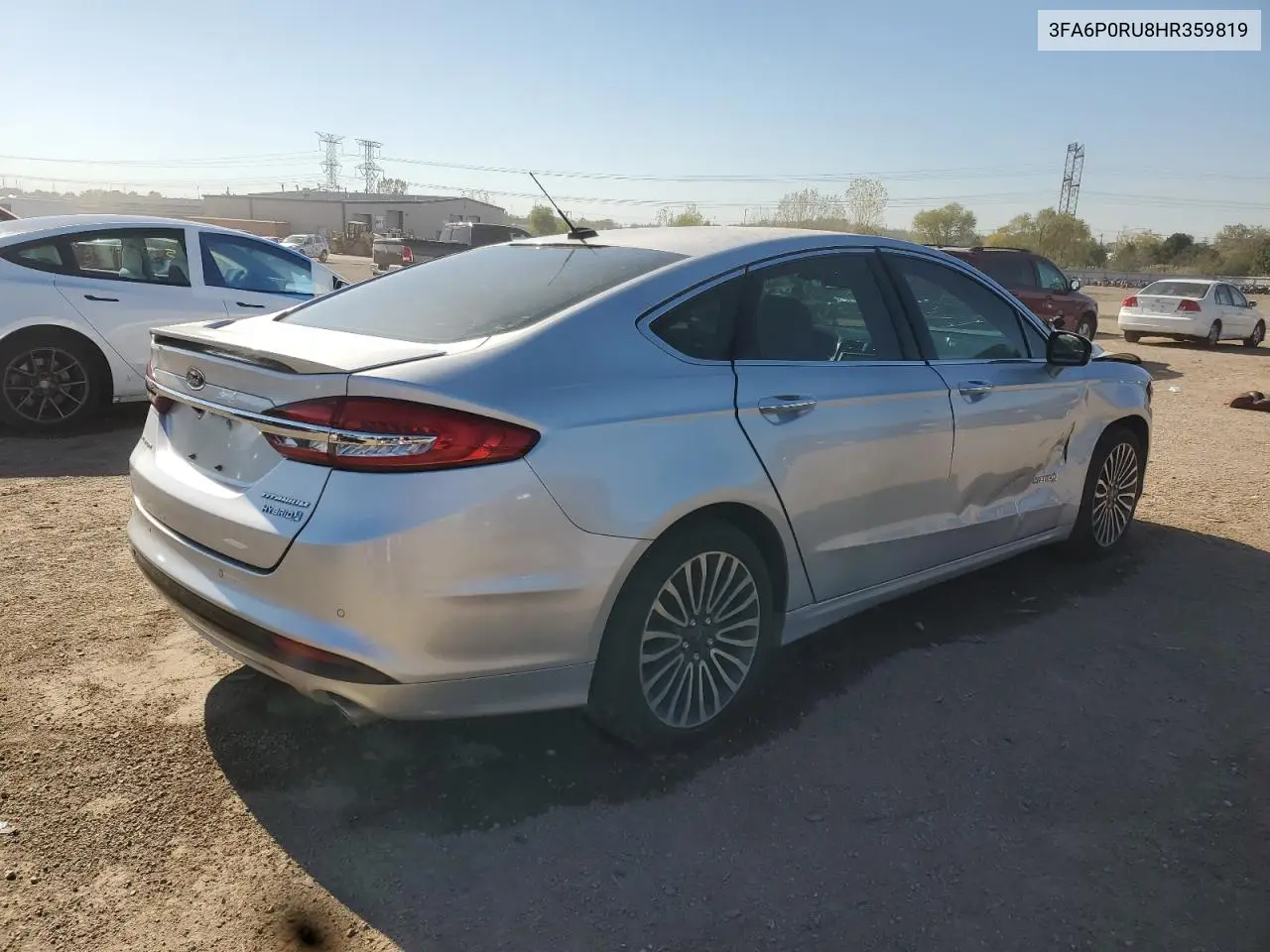 3FA6P0RU8HR359819 2017 Ford Fusion Titanium Hev