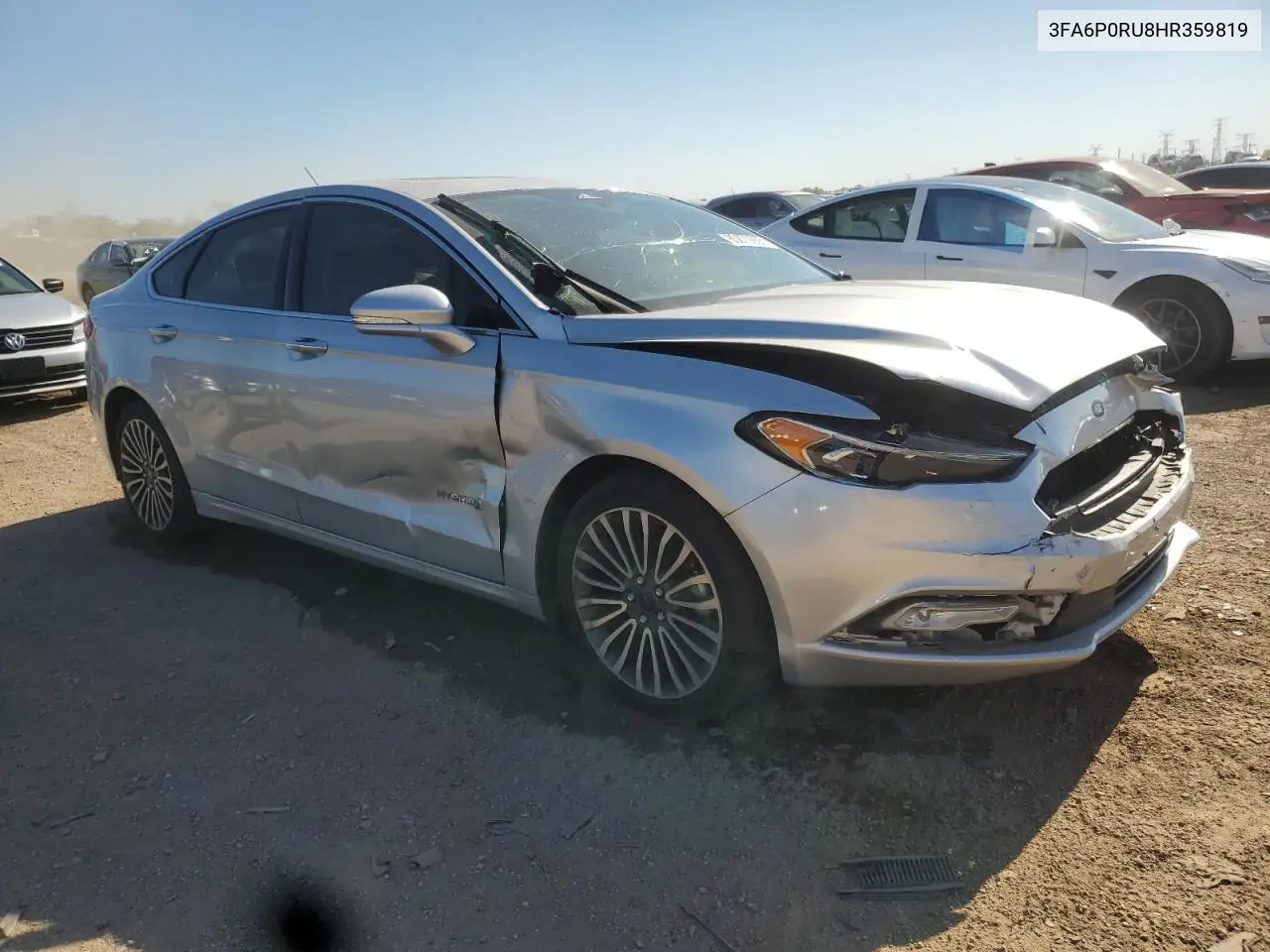 3FA6P0RU8HR359819 2017 Ford Fusion Titanium Hev