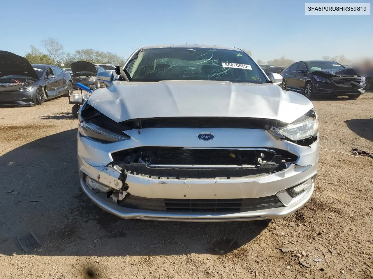 3FA6P0RU8HR359819 2017 Ford Fusion Titanium Hev