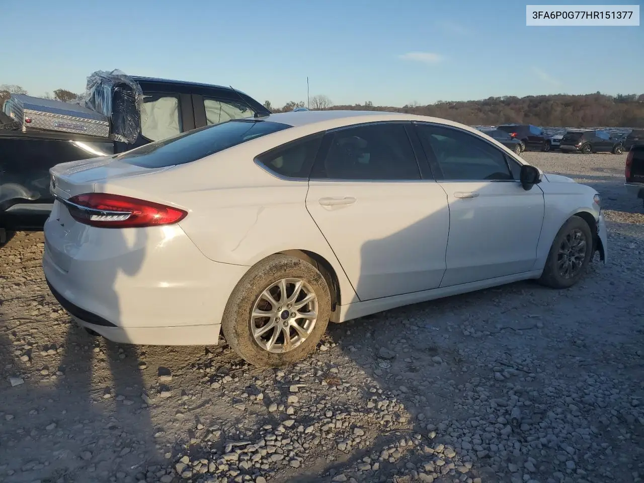 3FA6P0G77HR151377 2017 Ford Fusion S