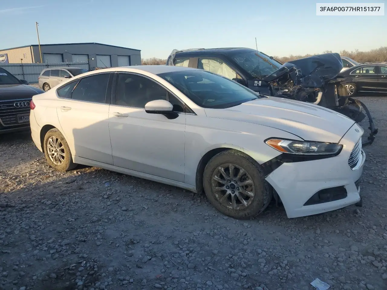 3FA6P0G77HR151377 2017 Ford Fusion S