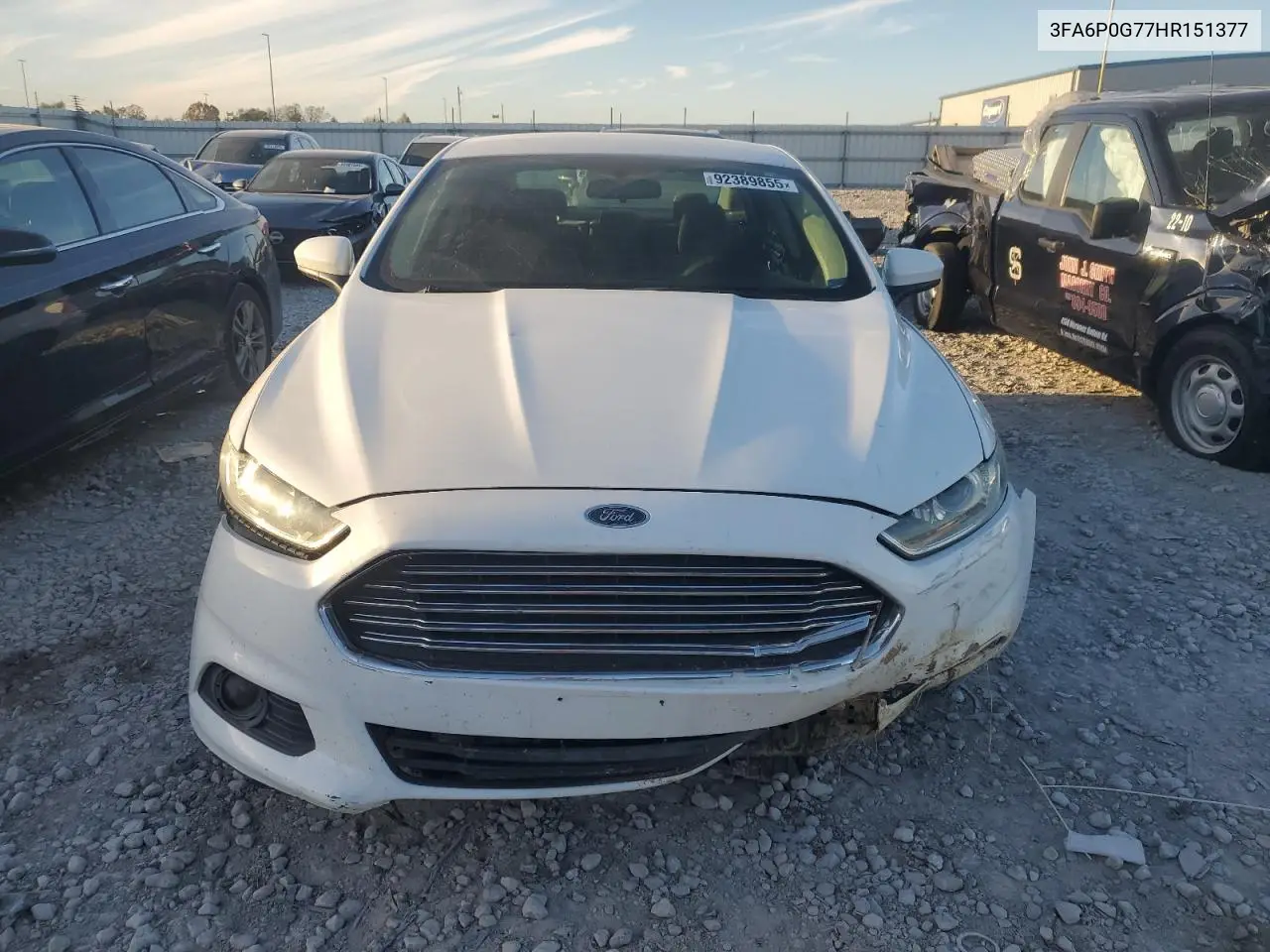 3FA6P0G77HR151377 2017 Ford Fusion S