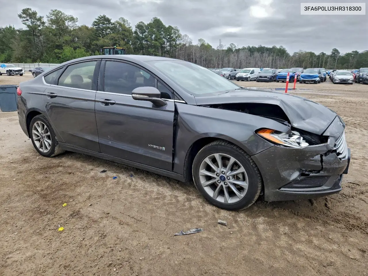 3FA6P0LU3HR318300 2017 Ford Fusion Se Hybrid