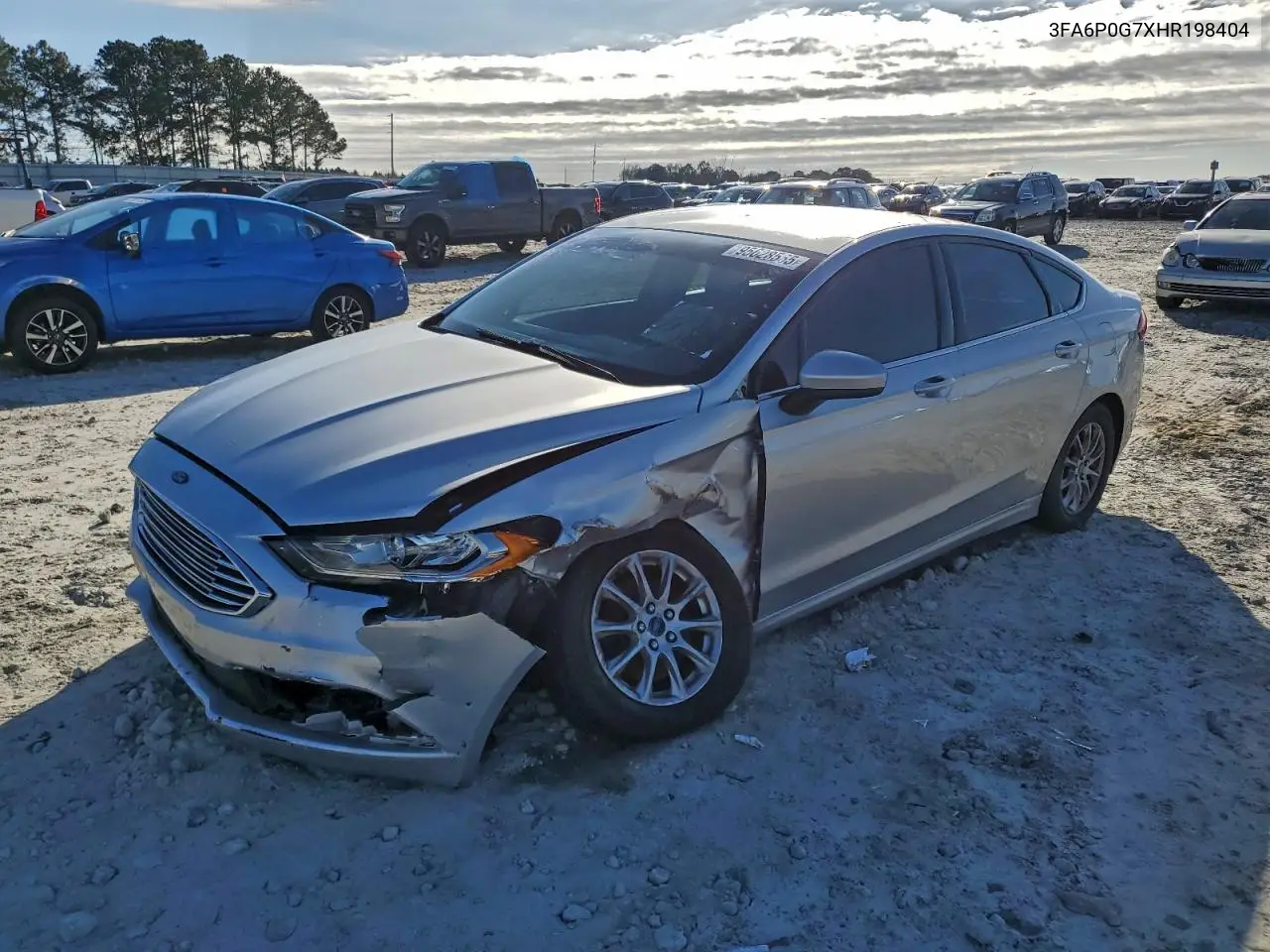3FA6P0G7XHR198404 2017 Ford Fusion S