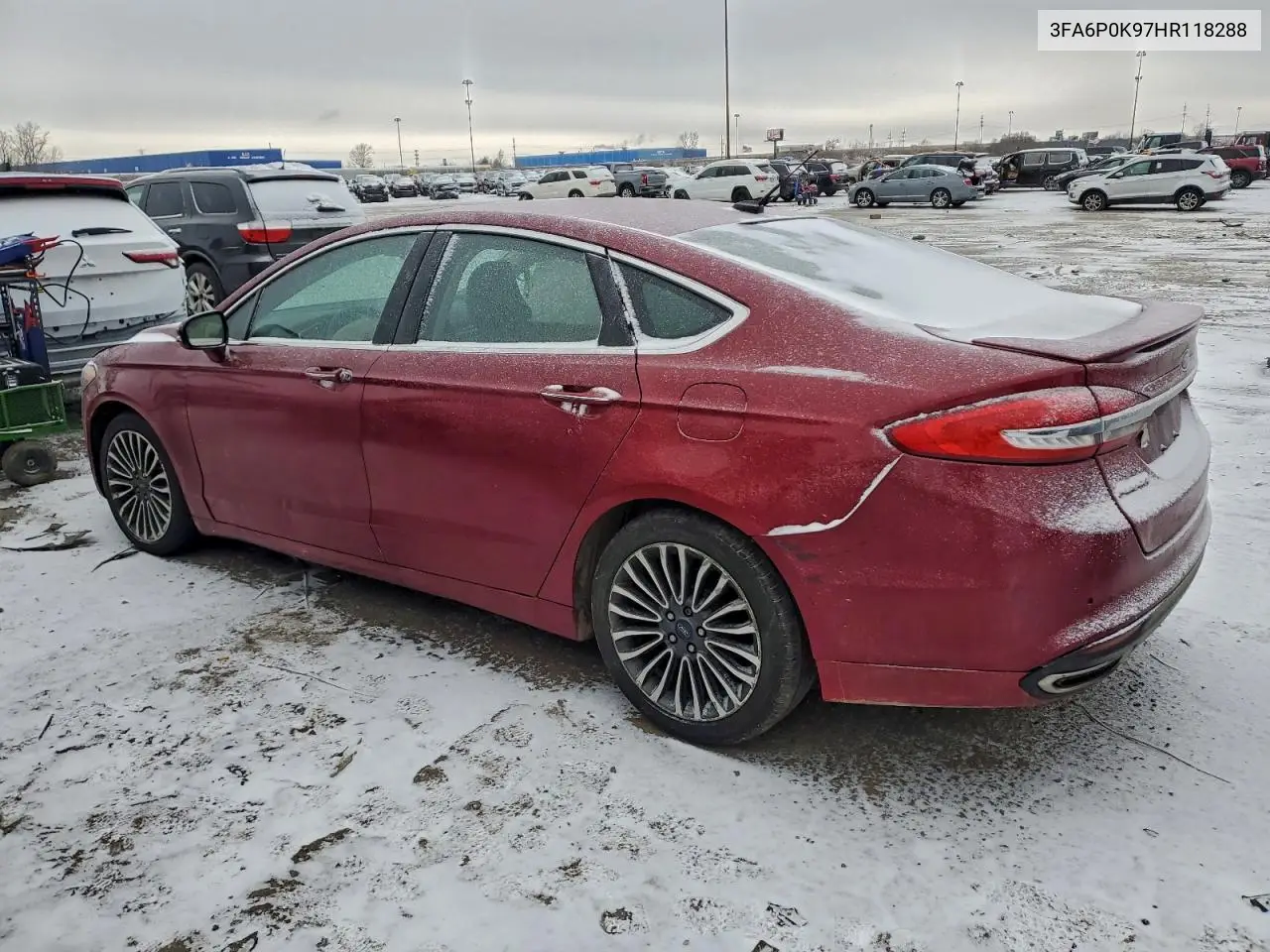 3FA6P0K97HR118288 2017 Ford Fusion Titanium