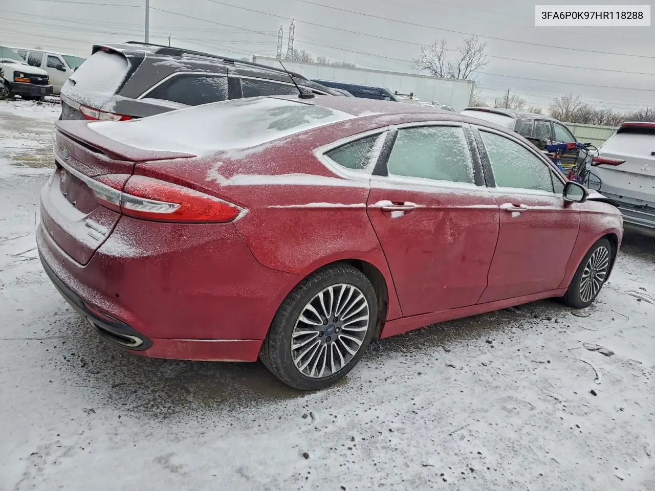 3FA6P0K97HR118288 2017 Ford Fusion Titanium