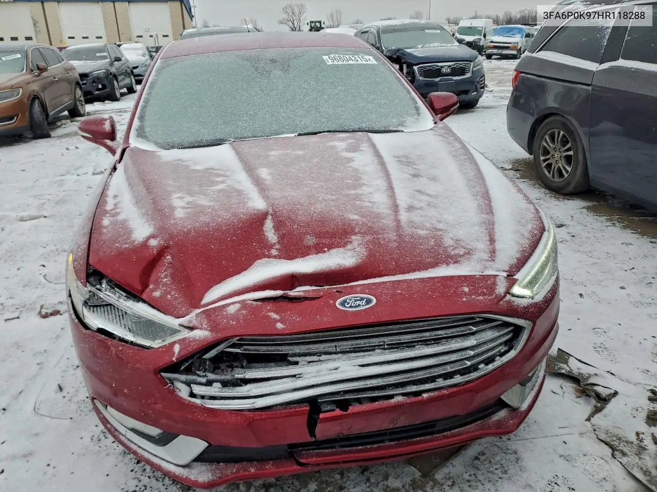 3FA6P0K97HR118288 2017 Ford Fusion Titanium