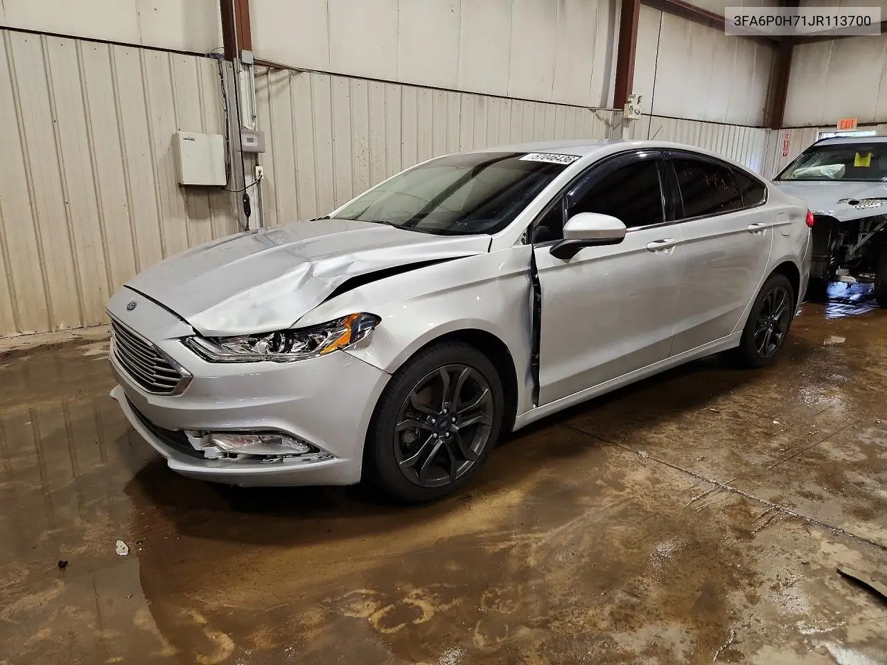 2018 Ford Fusion Se VIN: 3FA6P0H71JR113700 Lot: 57046436