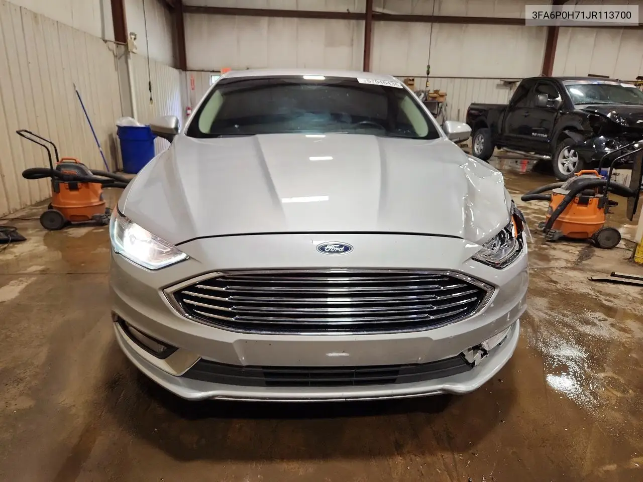 2018 Ford Fusion Se VIN: 3FA6P0H71JR113700 Lot: 57046436