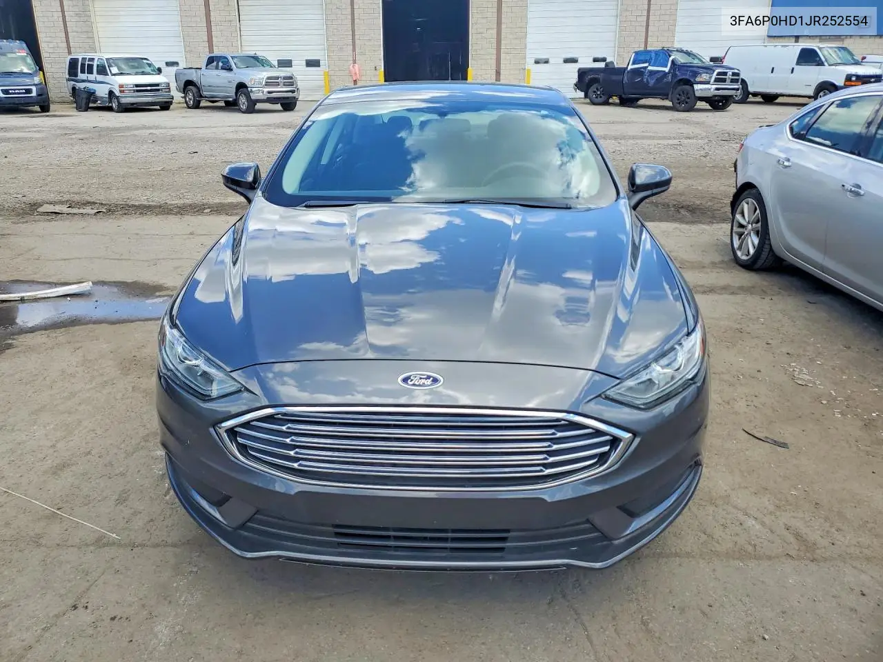 2018 Ford Fusion Se VIN: 3FA6P0HD1JR252554 Lot: 58087026
