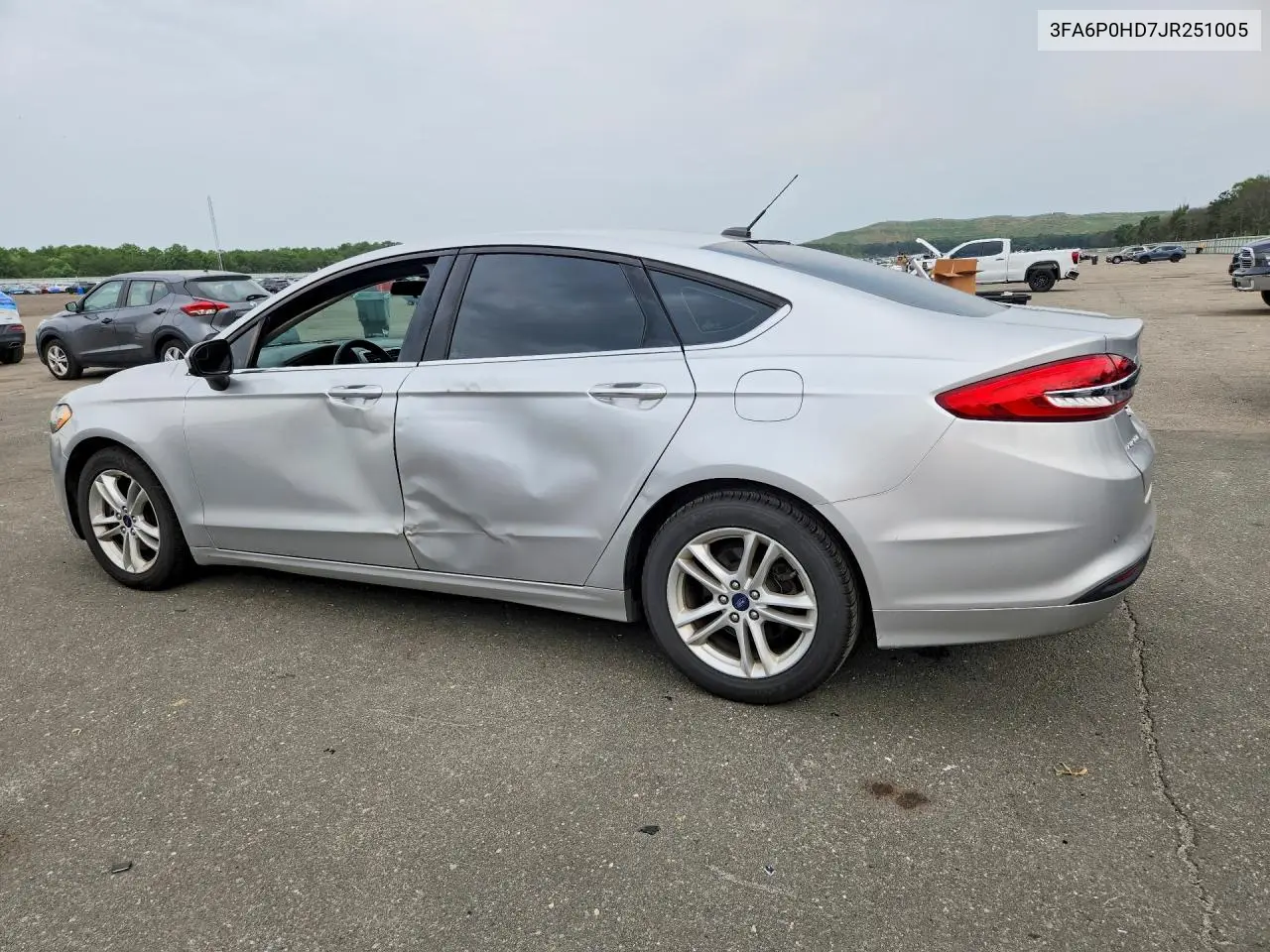 2018 Ford Fusion Se VIN: 3FA6P0HD7JR251005 Lot: 58408816