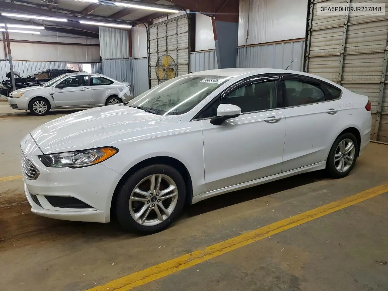 2018 Ford Fusion Se VIN: 3FA6P0HD9JR237848 Lot: 59831056