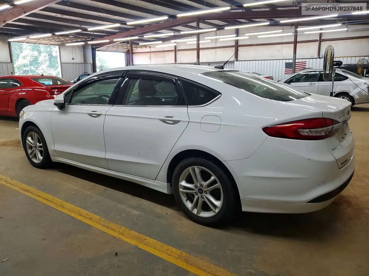 2018 Ford Fusion Se VIN: 3FA6P0HD9JR237848 Lot: 59831056