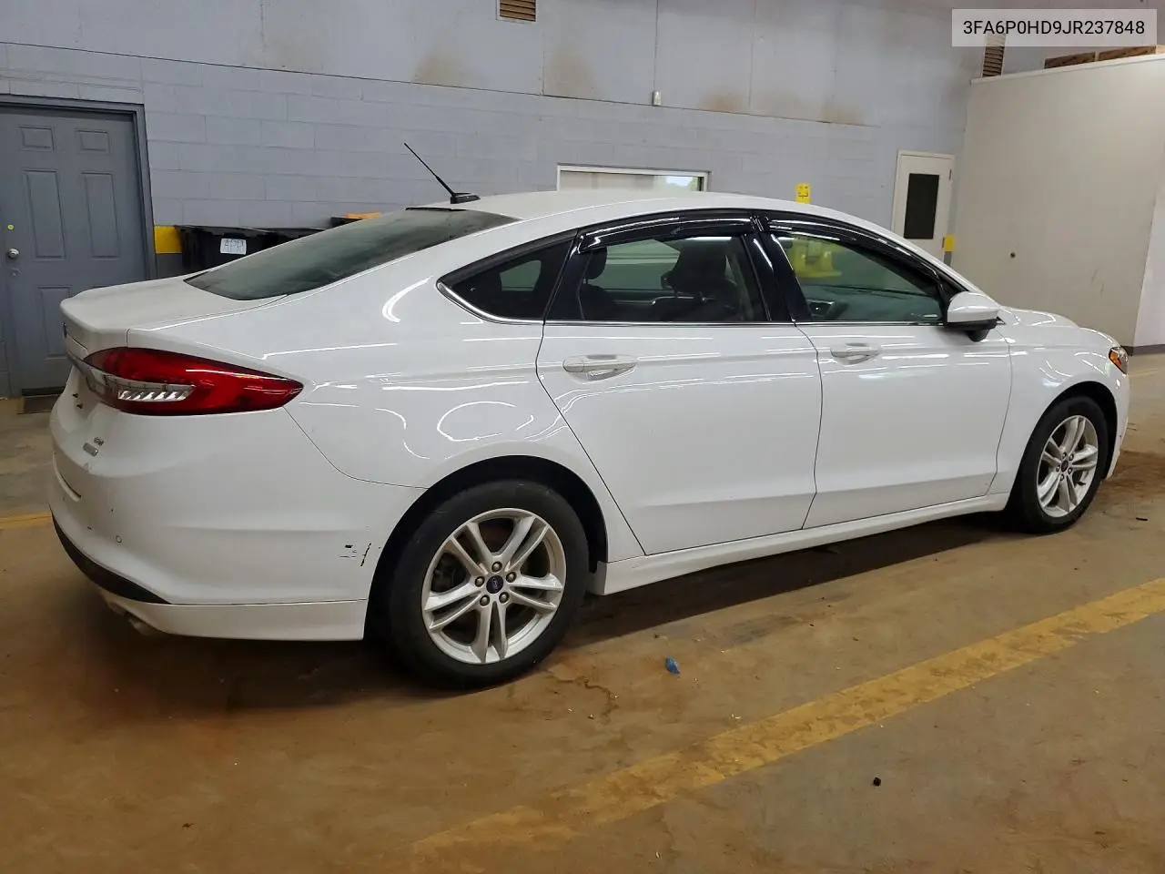2018 Ford Fusion Se VIN: 3FA6P0HD9JR237848 Lot: 59831056