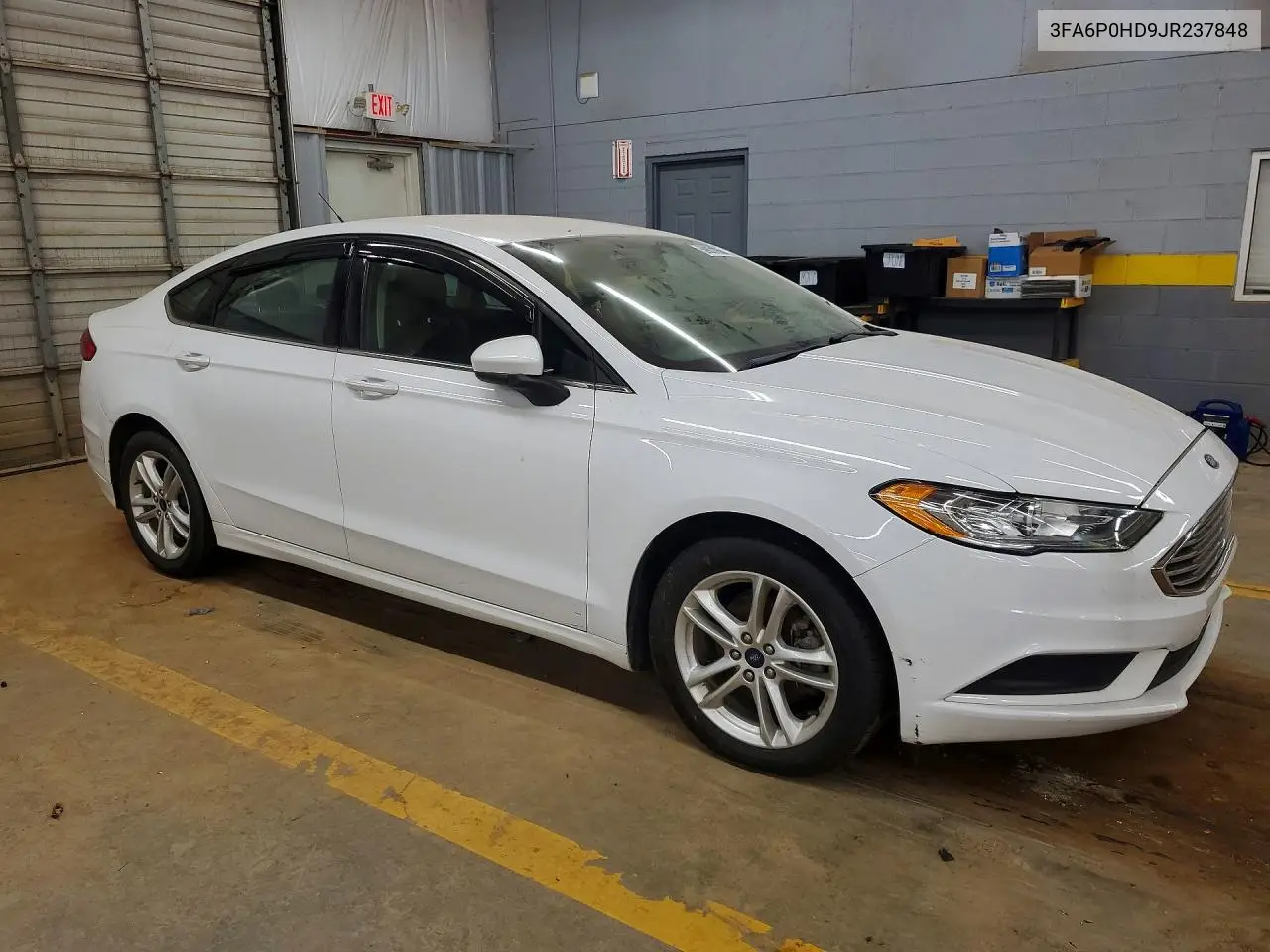 2018 Ford Fusion Se VIN: 3FA6P0HD9JR237848 Lot: 59831056