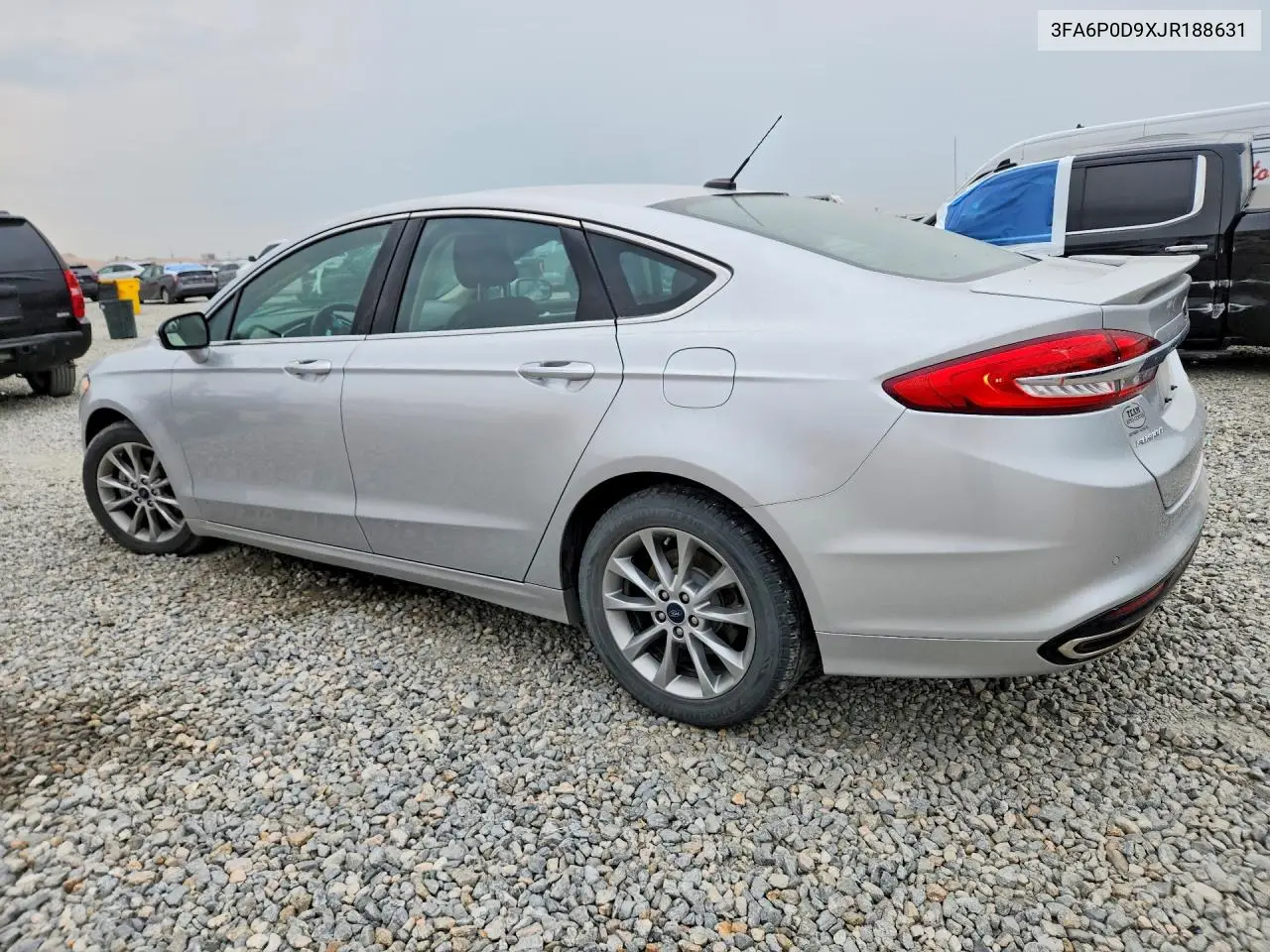 2018 Ford Fusion Titanium/Platinum VIN: 3FA6P0D9XJR188631 Lot: 60145206