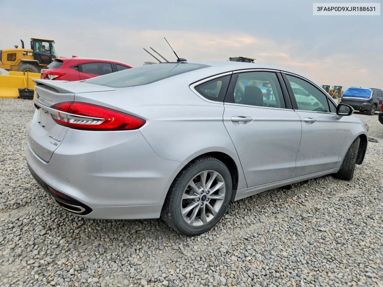 2018 Ford Fusion Titanium/Platinum VIN: 3FA6P0D9XJR188631 Lot: 60145206